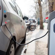 Electric car charging station